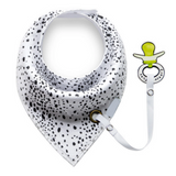 Baby Bandana Bib Set, 2 Pack- Triangles and Spots