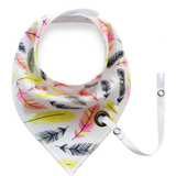 Baby Bandana Bib Set, 2 Pack- Feathers and Arrows