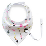 Baby Bandana Bib Set, 2 Pack- Feathers and Arrows