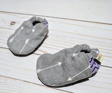Flannel Arrows Soft Sole Baby Shoes
