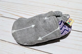 Flannel Arrows Soft Sole Baby Shoes