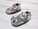 Pretty Birds Soft Sole Baby Shoes