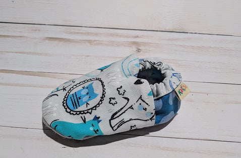 Playful Cats Soft Sole Baby Shoes