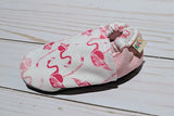 Pink Flamingo Soft Sole Baby Shoes