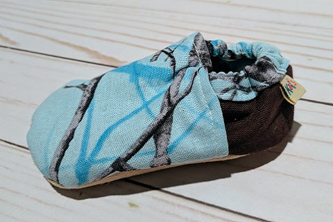 On the Hunt-Blue Soft Sole Baby Shoes