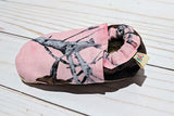 On the Hunt-Pink Soft Sole Baby Shoes