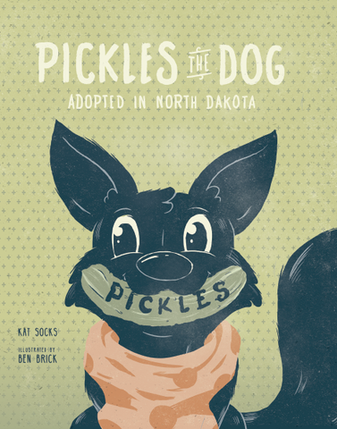 Wholesale- Hardcover Pickles The Dog Adopted In North Dakota