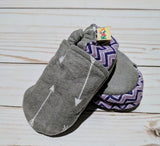 Flannel Arrows Soft Sole Baby Shoes