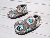 Pretty Birds Soft Sole Baby Shoes