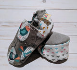 Pretty Birds Soft Sole Baby Shoes
