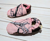 On the Hunt-Pink Soft Sole Baby Shoes
